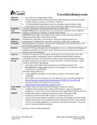 Coccidioidomycosis Reporting and Investigation Guideline