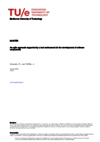 Eindhoven University of Technology MASTER an Agile Approach