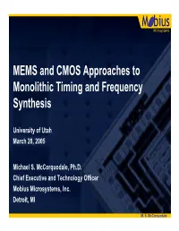 Microphonics, Moisture, Etc