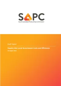Draft Report Inquiry Into Local Government Costs and Efficiency