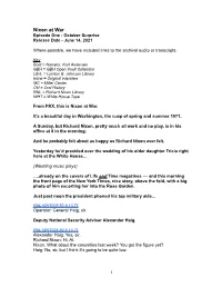 Ep One Transcript