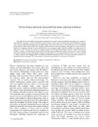 Divine Botany-Universal and Useful but Under Explored Traditions