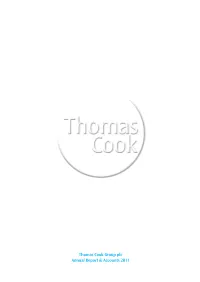 Thomas Cook Group Plc Annual Report & Accounts 2011