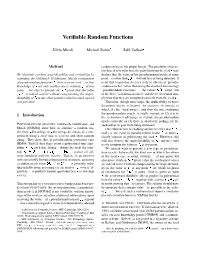 Verifiable Random Functions