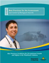 Best Practices for the Assessment and Control of Biological Hazards Volume 2