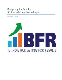 Budgeting for Results 9Th Annual Commission Report