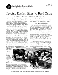 Feeding Broiler Litter to Beef Cattle