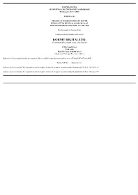 KORNIT DIGITAL LTD. (Translation of Registrant’S Name Into English)