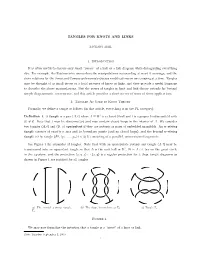 TANGLES for KNOTS and LINKS 1. Introduction It Is
