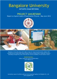 Bangalore University Project Sanjeevani Report