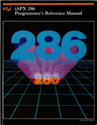 Iapx 286 PROGRAMMER's REFERENCE MANUAL