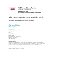 Solar Power Integration on the Seychelles Islands