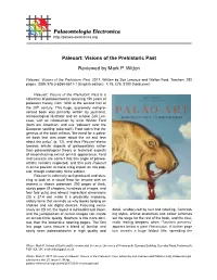 Visions of the Prehistoric Past Reviewed by Mark P. Witton