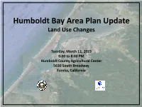 3-12-19 Workshop Land Use Changes