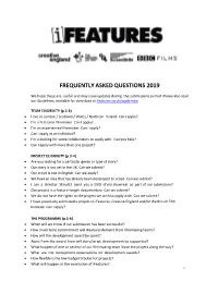 Frequently Asked Questions 2019