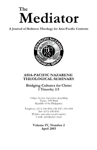 Mediator Volume 4 Issue 2 April 2003