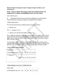 National Roads Development Guide :Proposed Argyll and Bute Local Amendments