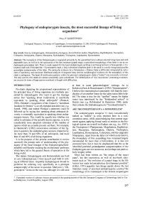 Phylogeny of Endopterygote Insects, the Most Successful Lineage of Living Organisms*
