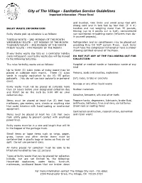Important Information - Please Read