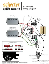 S-1 Custom Wiring Diagram