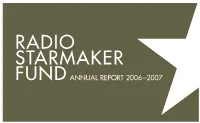 2006 / 2007 Annual Report