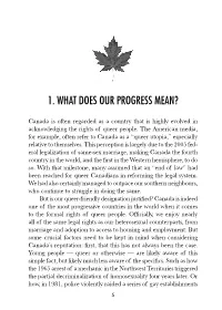 1. What Does Our Progress Mean?