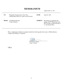 MEMORANDUM Agenda Item No
