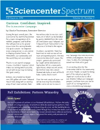 Spectrum Fall Equinox 2015 Volume 32, Number 3 Curious