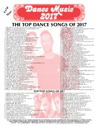 The Top Dance Songs of 2017 1