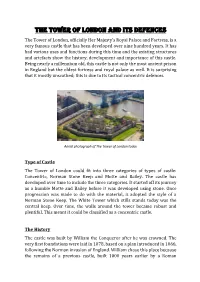The Tower of London and Its Defences