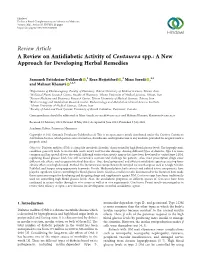 A Review on Antidiabetic Activity of Centaurea Spp.: a New Approach for Developing Herbal Remedies