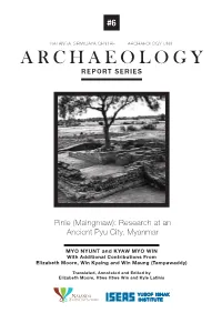 Archaeology Unit Archaeology Report Series