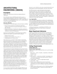 Architectural Engineering (Omaha) 1