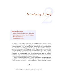 Aspectj in Action, Second Edition