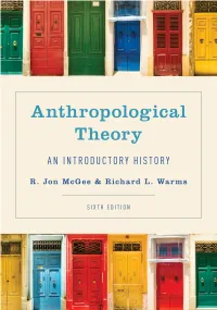 Mcgee-Warms Anthropological Theory 6E Preview Pak.Pdf