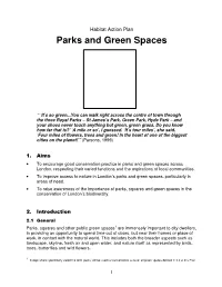 Parks and Green Spaces