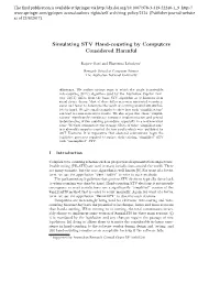 Simulating STV Hand-Counting by Computers Considered Harmful