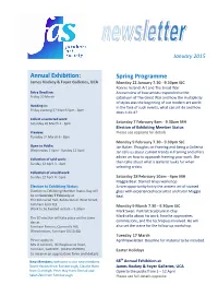Spring Programme Annual Exhibition