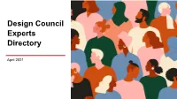 Design Council Experts Directory