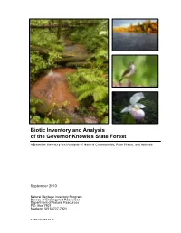 Governor Knowles State Forest