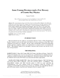 Of Cosmic Ray Physics