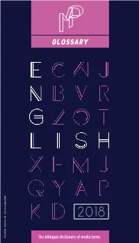 The Bilingual Dictionary of Media Terms
