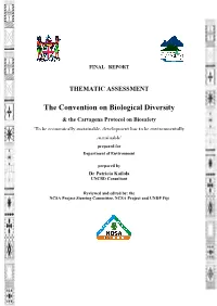 The Convention on Biological Diversity