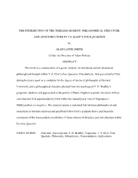 The Intersection of the Timeless Moment: Philosophical Structure