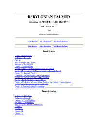 Babylonian Talmud