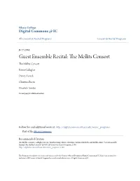 Guest Ensemble Recital: the Mellits Consort