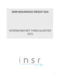 Interim Report Third Quarter