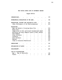 INTRODUCTION. 157 Other Settlements of the Chetleschantunne Composition of Site and Actual Occupational Depth 165 166 Bone Artif