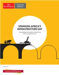 Spanning Africa's Infrastructure