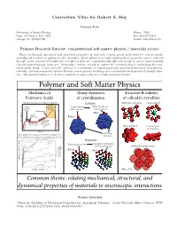 Polymer and Softmatter Physics
